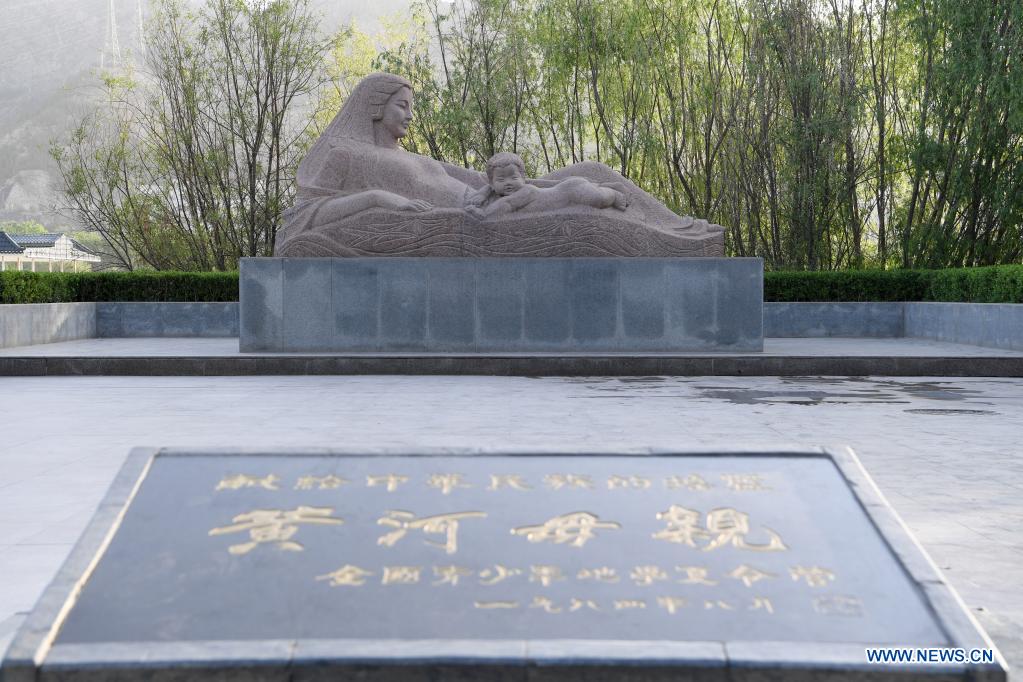 Scenery of Yellow River section in Lanzhou