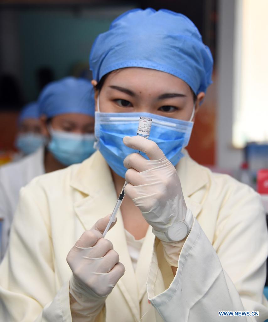Inoculation of single-dose COVID-19 vaccine underway in Beijing