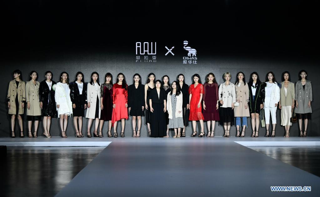 Models present creations during 2021 Tianjin Fashion Week