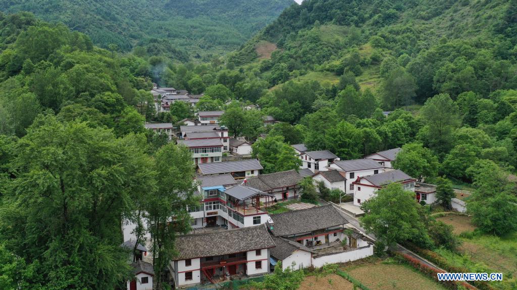 Rural scenery in China's Gansu