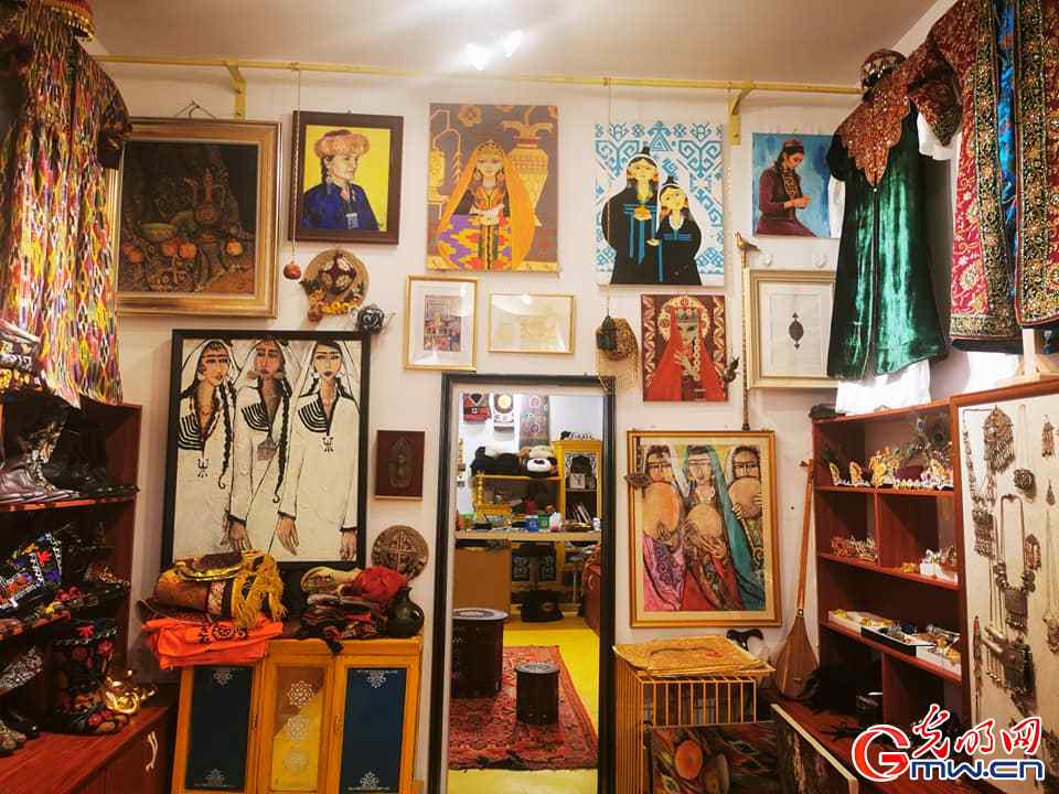 In pics: Mewlan Turaq, a young enterpreneur who opened his own shop in the Ancient City of Kashgar