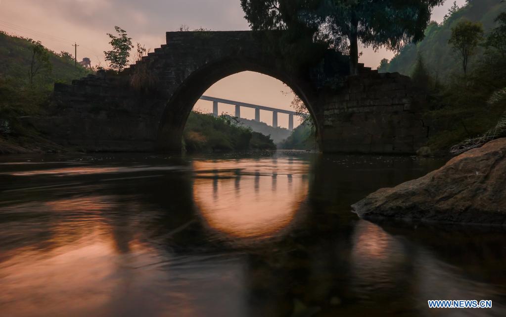 In pics: Mengjia ancient bridge in Guizhou