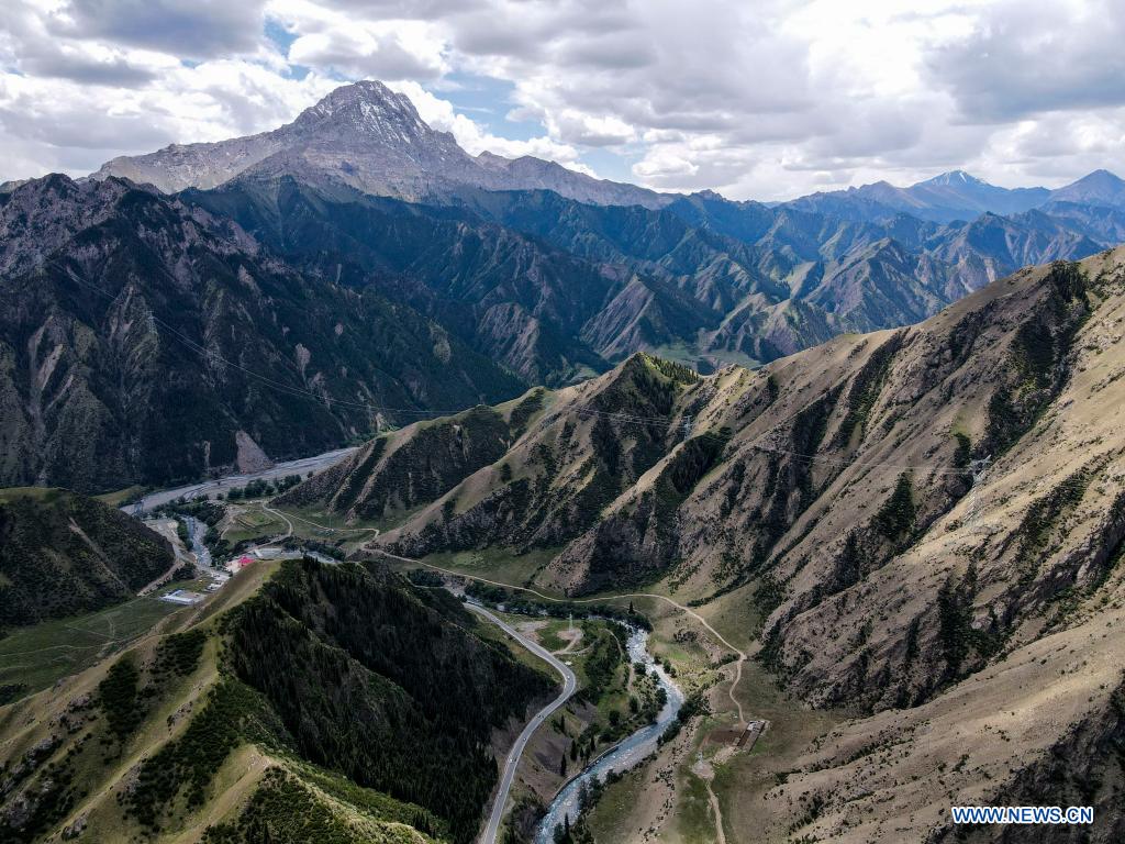 Scenery of Duku Highway in Xinjiang