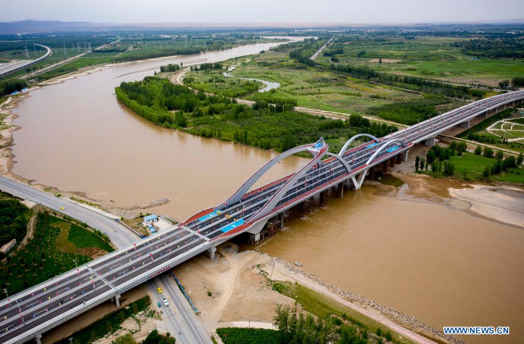 Weimin Yellow River Bridge put into use in Ningxia