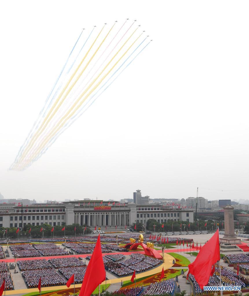 China holds ceremony celebrating CPC centenary