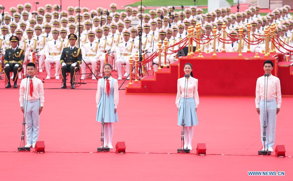 China holds ceremony celebrating CPC centenary