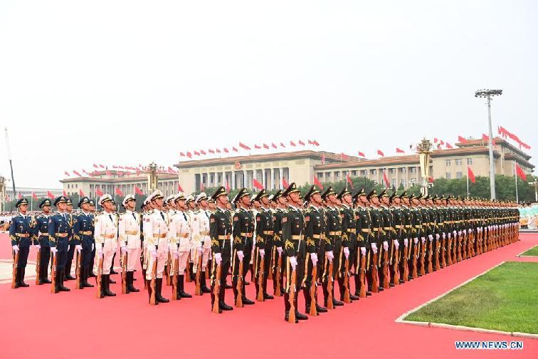 China holds ceremony celebrating CPC centenary