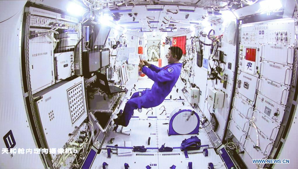 Chinese astronauts out of spacecraft for extravehicular activities