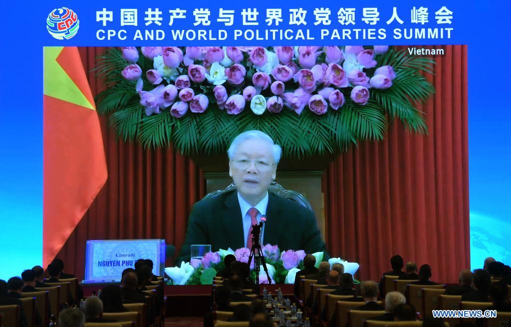 World political party leaders hail CPC's people-centered philosophy, express readiness for exchanges