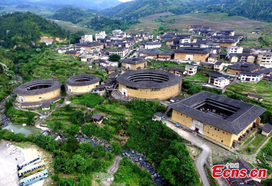 Magnificent view of Fujian Tulou in Fujian