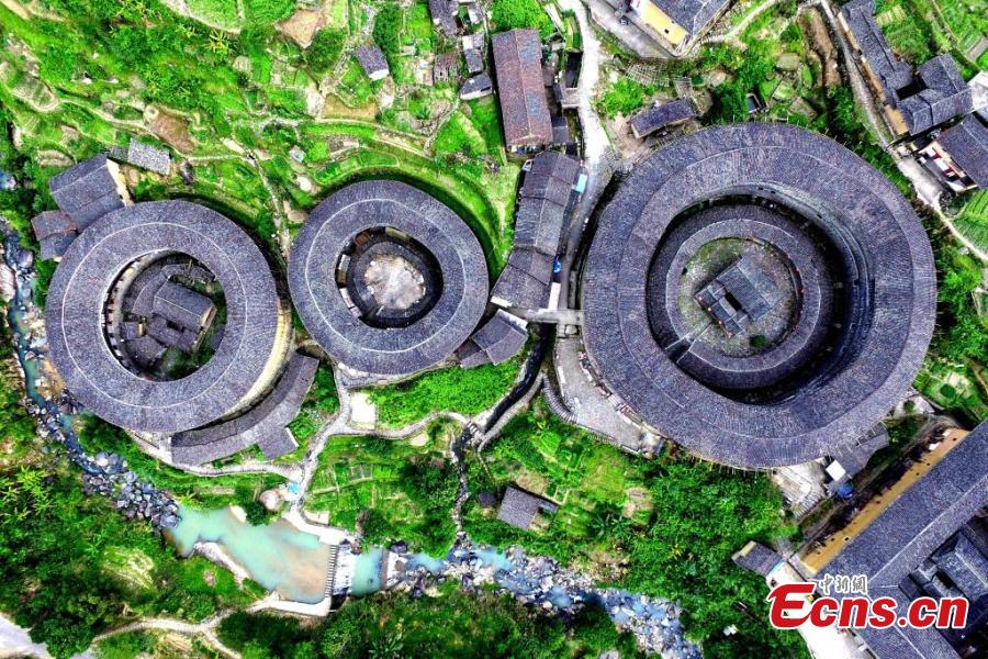 Magnificent view of Fujian Tulou in Fujian