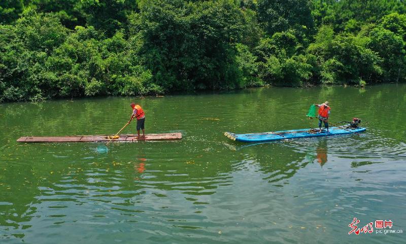 River clean-up conducted in E China’s Jiangxi
