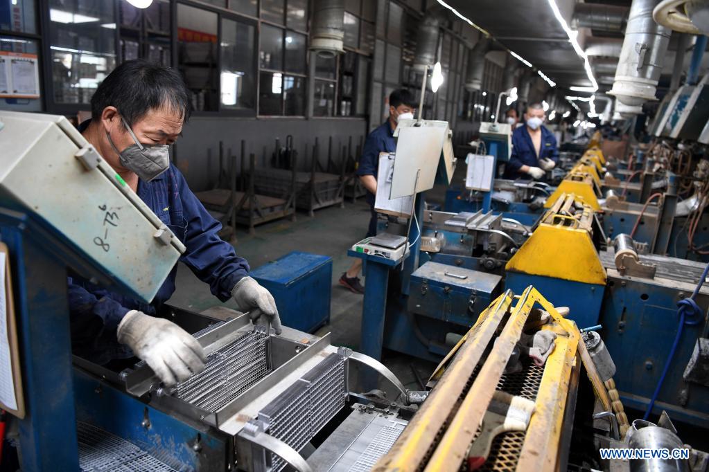 In pics: power battery recycling and production base in Jieshou, E China