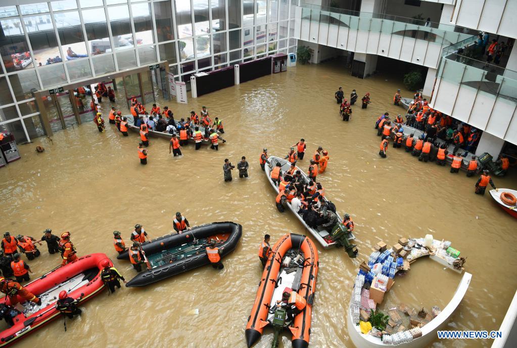 Race to evacuate patients as hospitals flooded by rainstorms