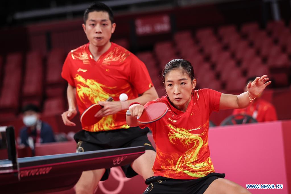 Highlights of table tennis match at Tokyo Olympic Games