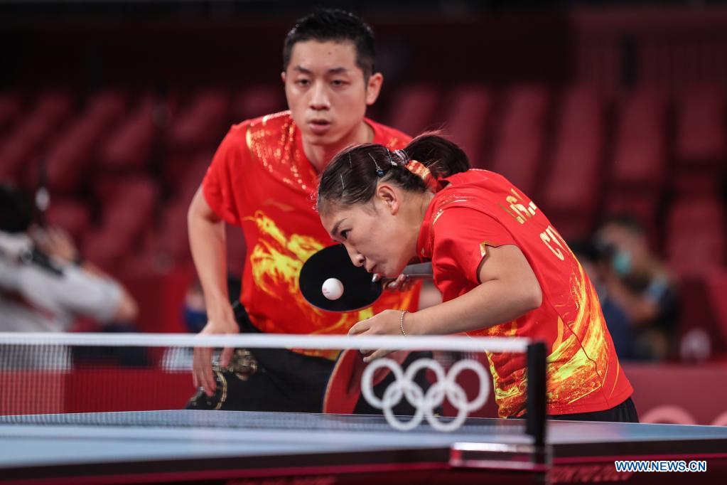 Highlights of table tennis match at Tokyo Olympic Games