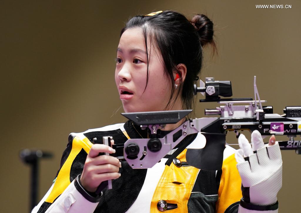 Chinese shooter Yang Qian wins first gold of Tokyo 2020 in women's 10m air rifle