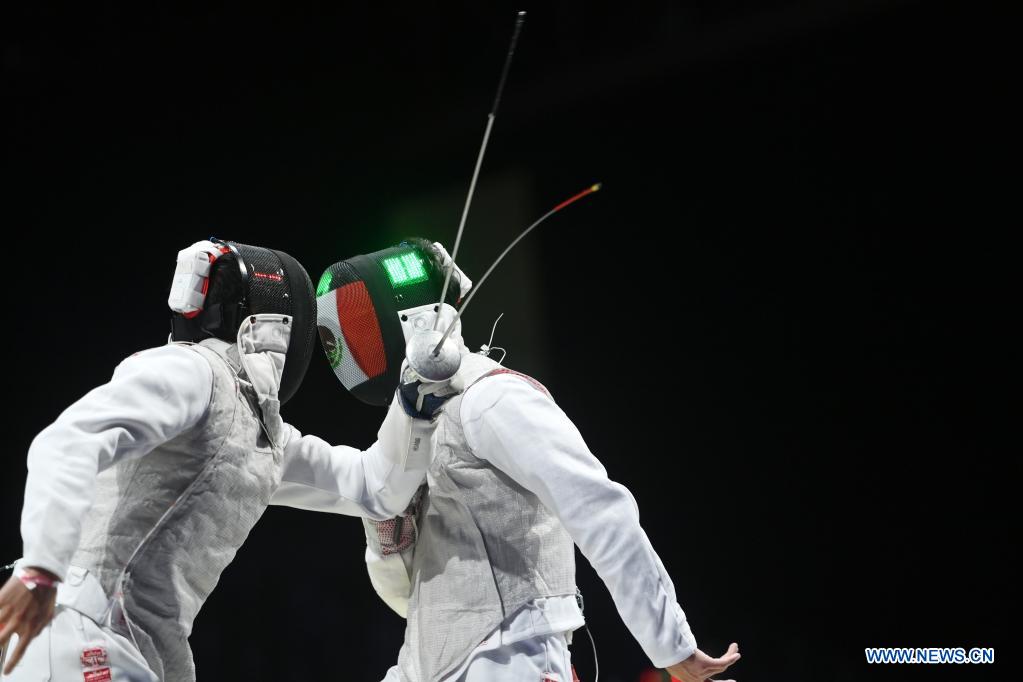 Highlights of men's foil individual table of 64 at Tokyo Olympics