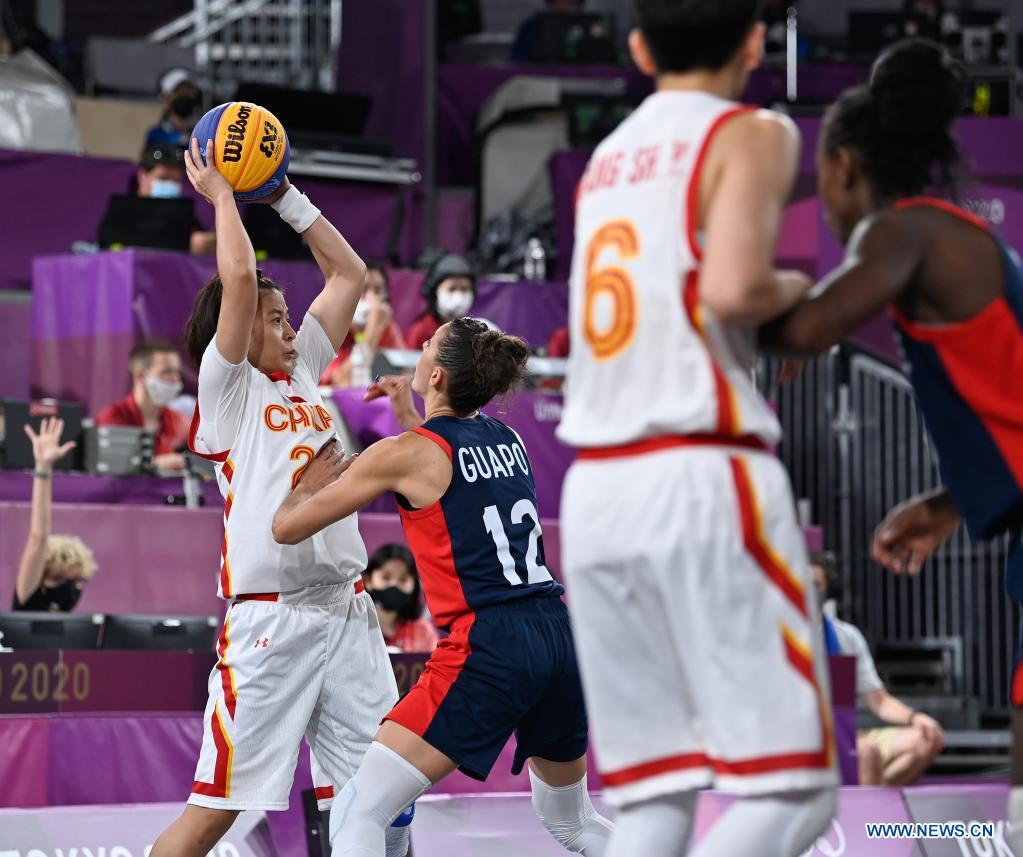 China's 3x3 women's basketball team bags two straight wins at Tokyo 2020