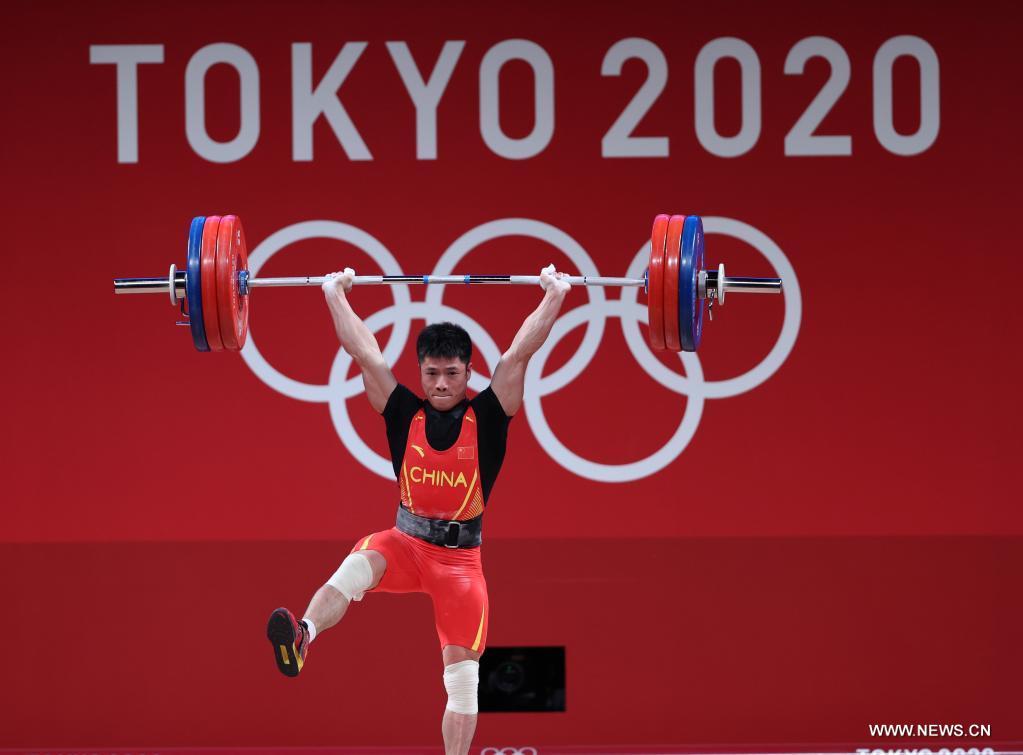 Confident Li pockets China's 2nd weightlifting gold at Tokyo 2020