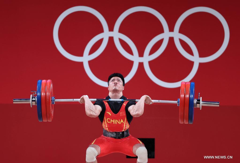Confident Li pockets China's 2nd weightlifting gold at Tokyo 2020