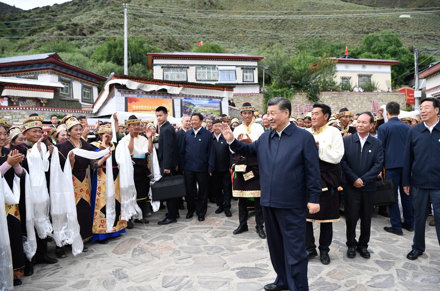 Xinhua Headlines: Xi inspects Tibet, stressing lasting stability, high-quality development