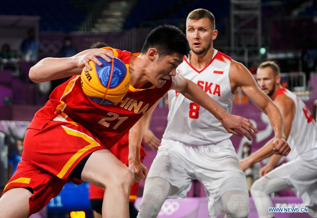 China notches 3 victories on Day 3 of Olympic 3x3 basketball