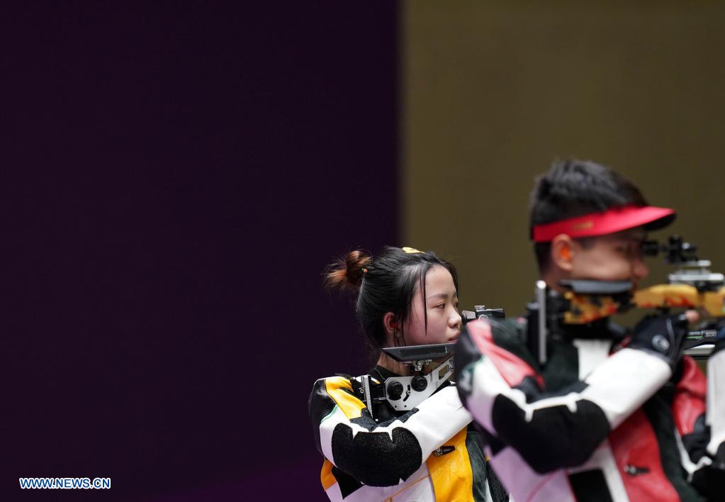 China beats US to win 10m air rifle mixed team at Tokyo Olympics