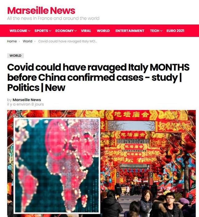 COVID-19 may have been circulating in Italy months before China confirmed cases: European news outlets