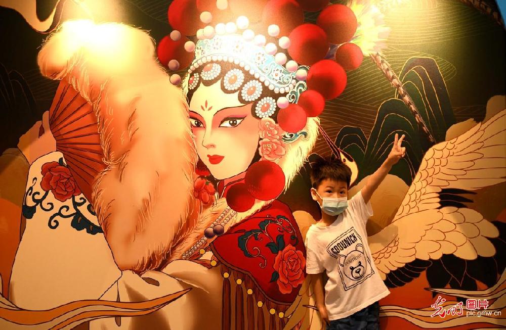 Exhibition on Chinese opera held in N China's Hebei