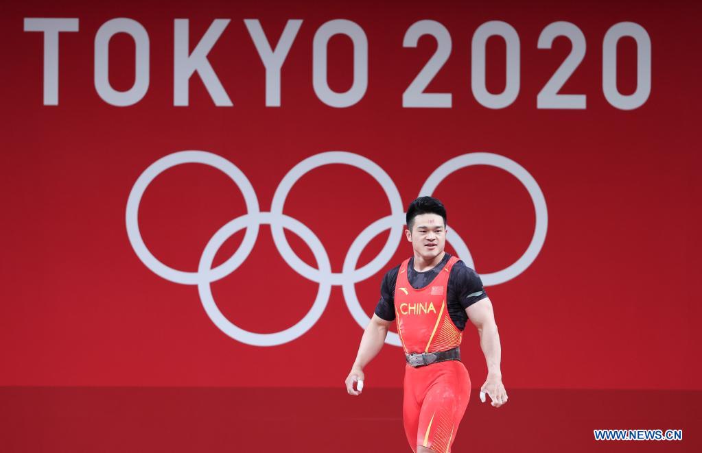 Chinese weightlifter Shi wins back-to-back Olympic gold