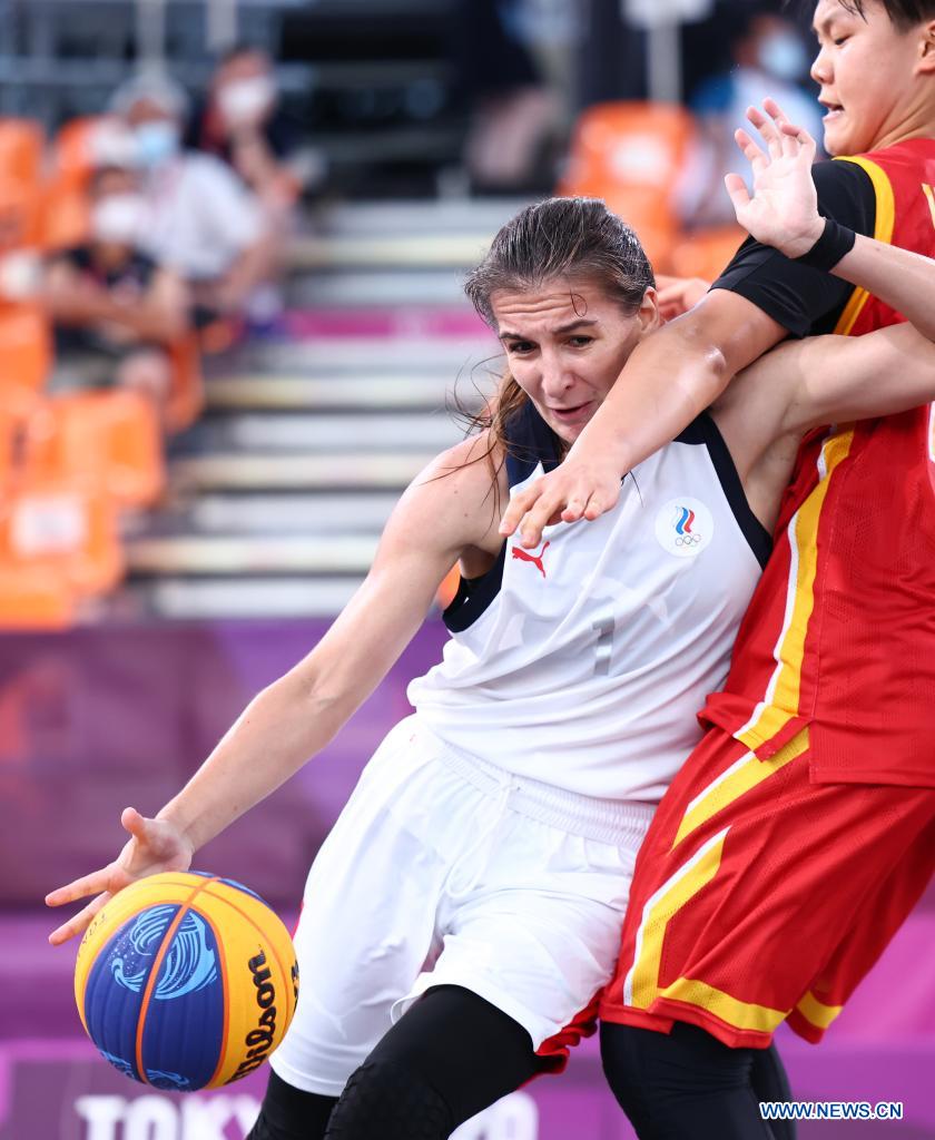 Women's 3x3 basketball semifinal: China vs. Russian Olympic Committee team