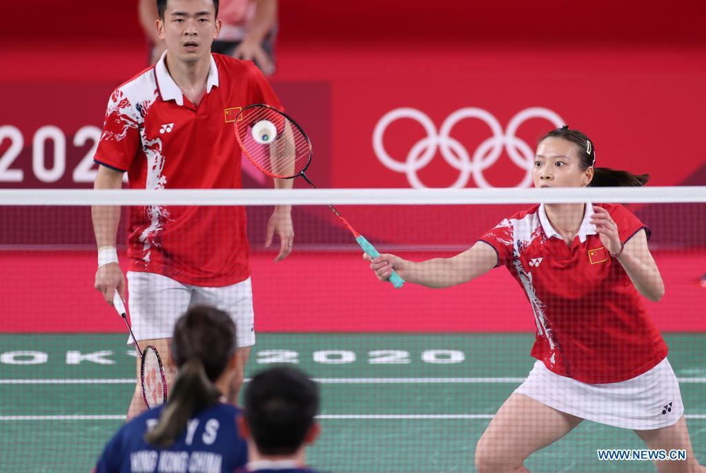 China ensures badminton mixed doubles gold at Tokyo Olympics