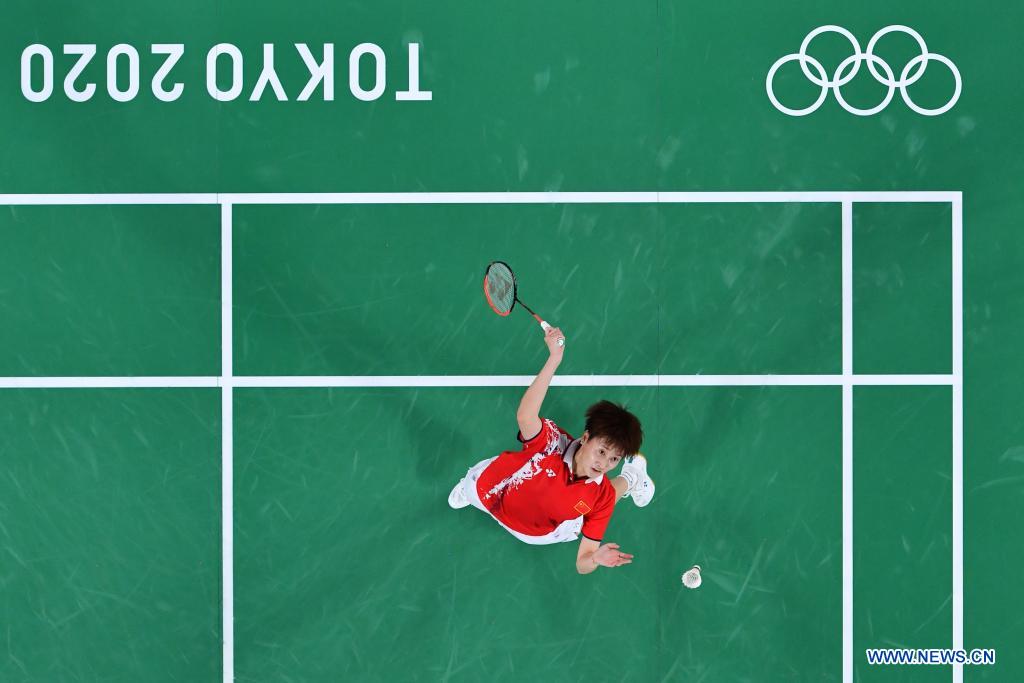 Chinese shuttler Chen Yufei wins Olympic women's singles gold