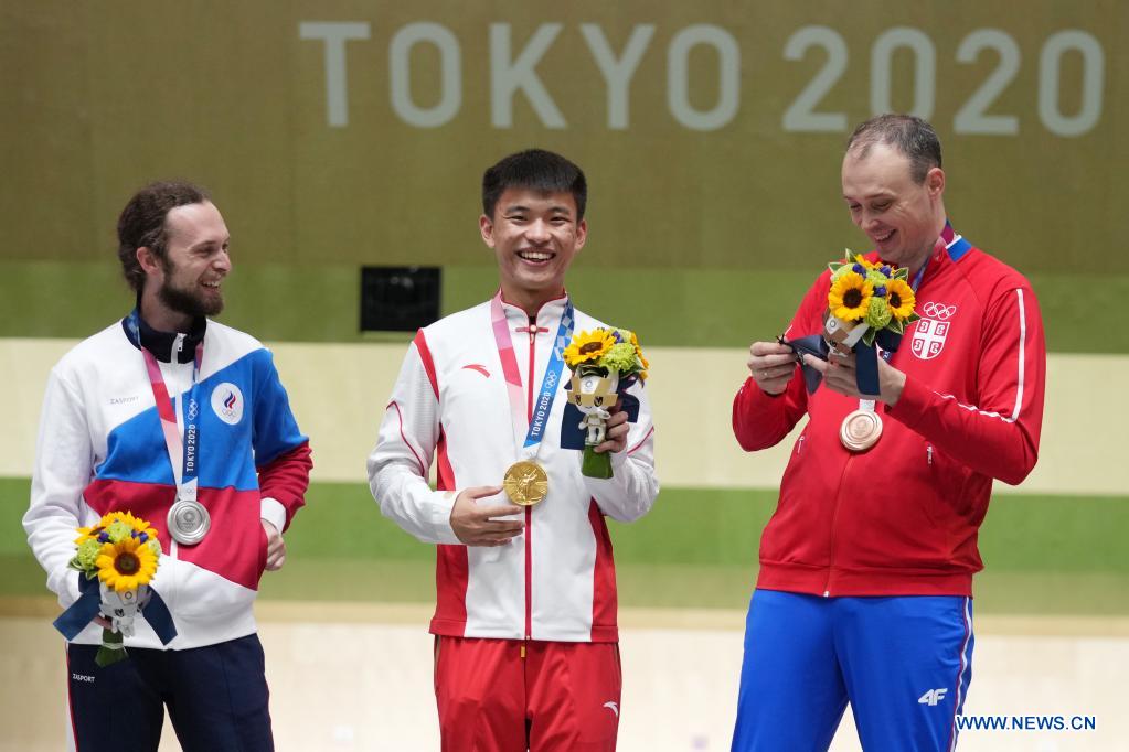 Feature: Chinese shooter Zhang makes two Olympic dreams a reality