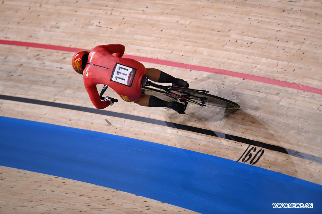 China claims Olympic cycling track women's team sprint gold