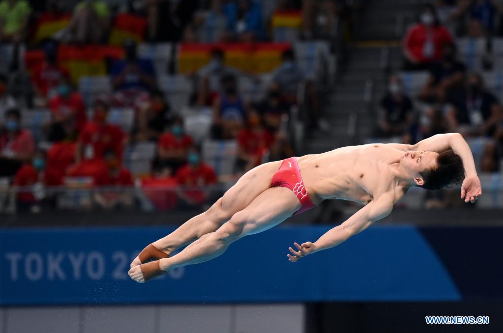 Urgent: Chinese diver Xie wins men's 3m springboard gold at Tokyo Olympics