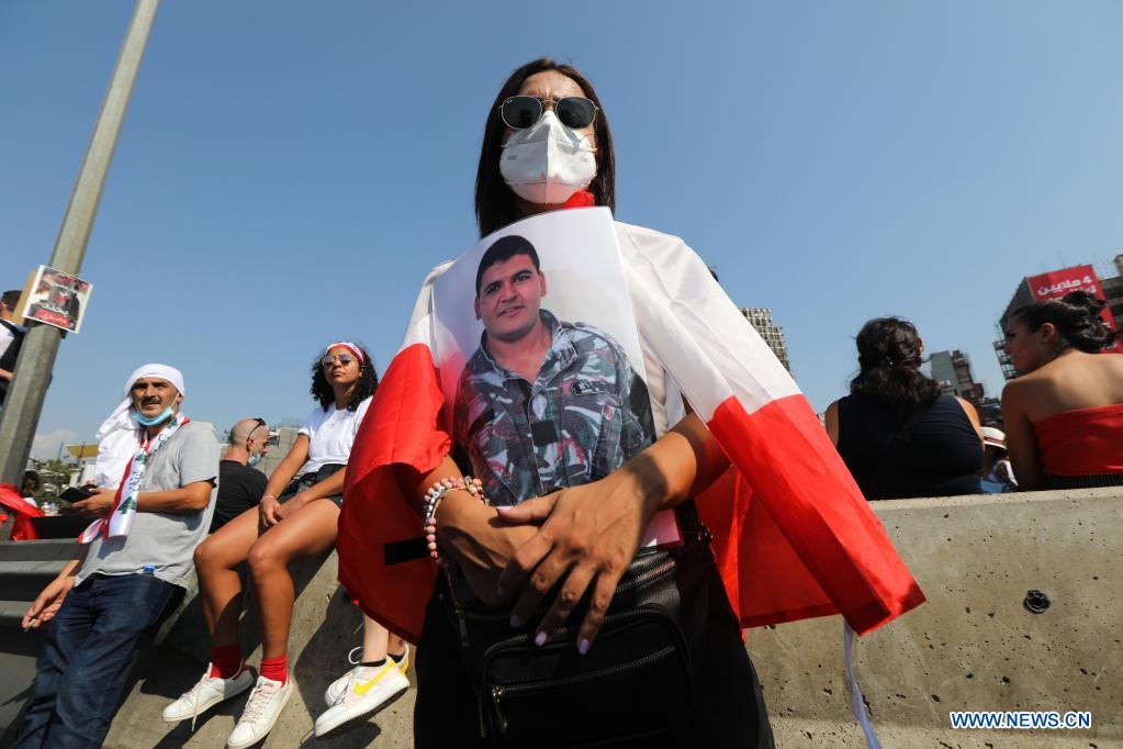 Lebanon breaks out mass protests amid 1st anniversary of Beirut blasts
