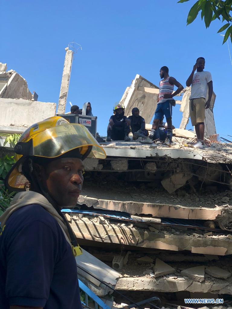Death toll from Haiti earthquake rises to 724 -- civil protection authorities