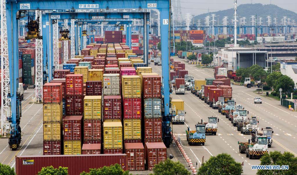 Ningbo-Zhoushan Port sees container throughput reach 20 mln TEUs