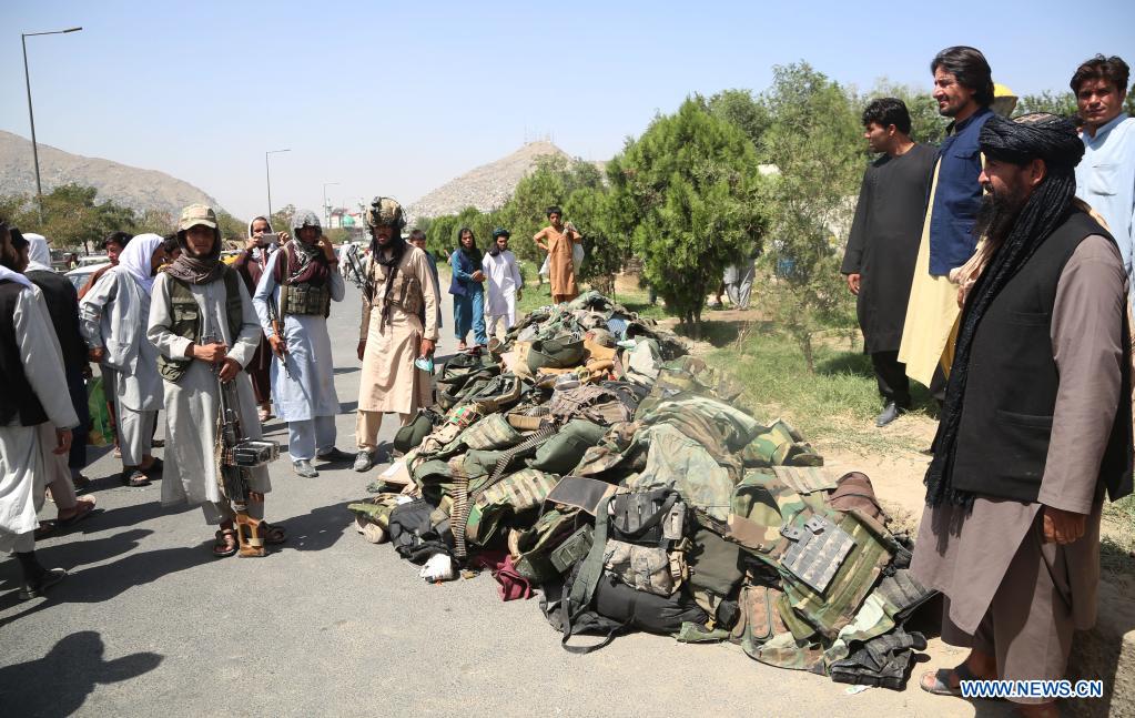 In pics: Taliban fighters in Kabul