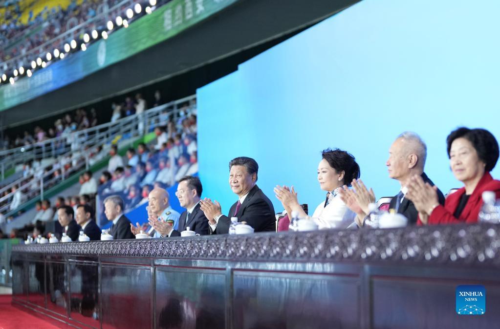 Chinese President Xi Jinping declares 14th National Games open