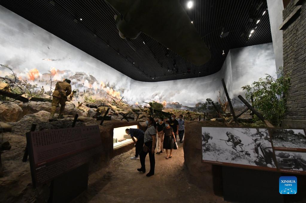 People visit Museum of Kunlunguan Campaign in Nanning, S China