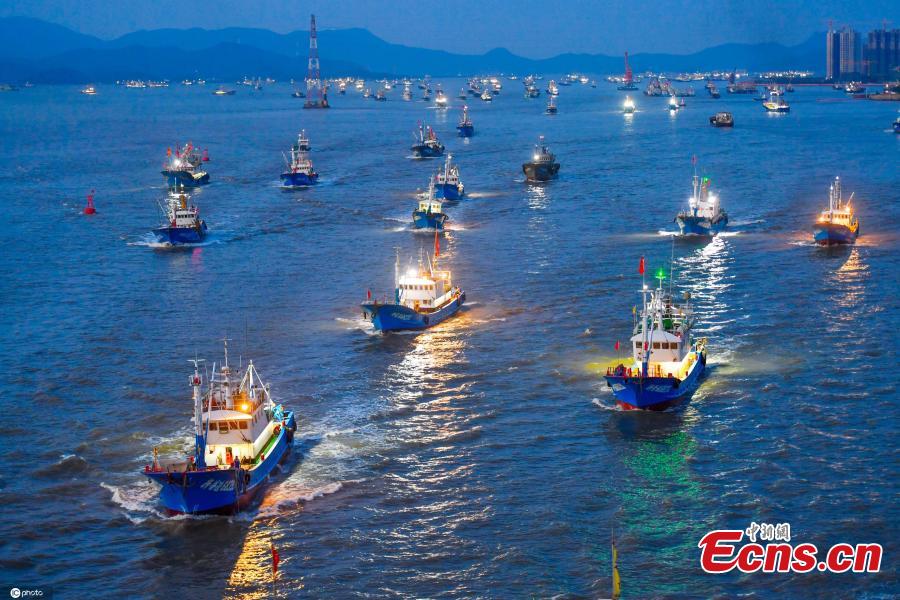 Annual fishing ban lifted in east China sea