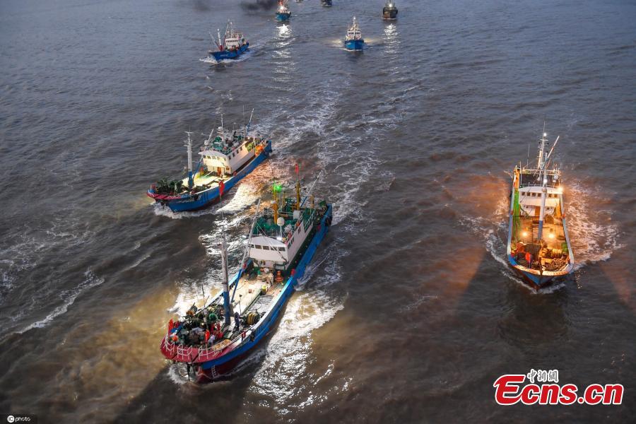 Annual fishing ban lifted in east China sea