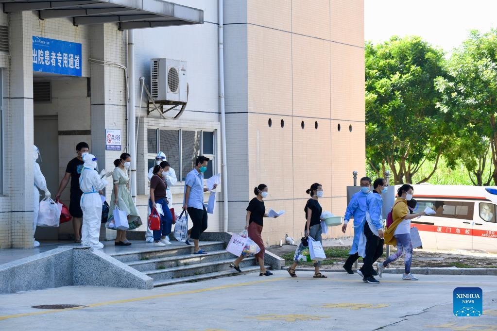 COVID-19 patients discharged from hospital in Xiamen, Fujian