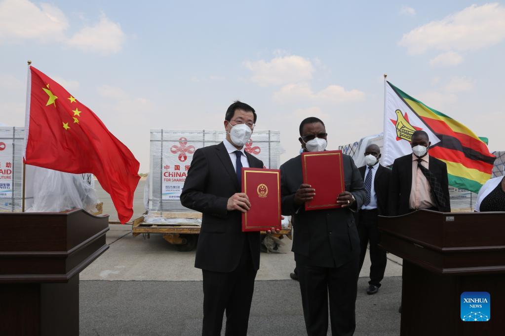 Zimbabwe receives more China-donated vaccines against COVID-19
