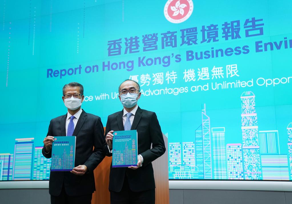 Report says Hong Kong retains sound business environment under 