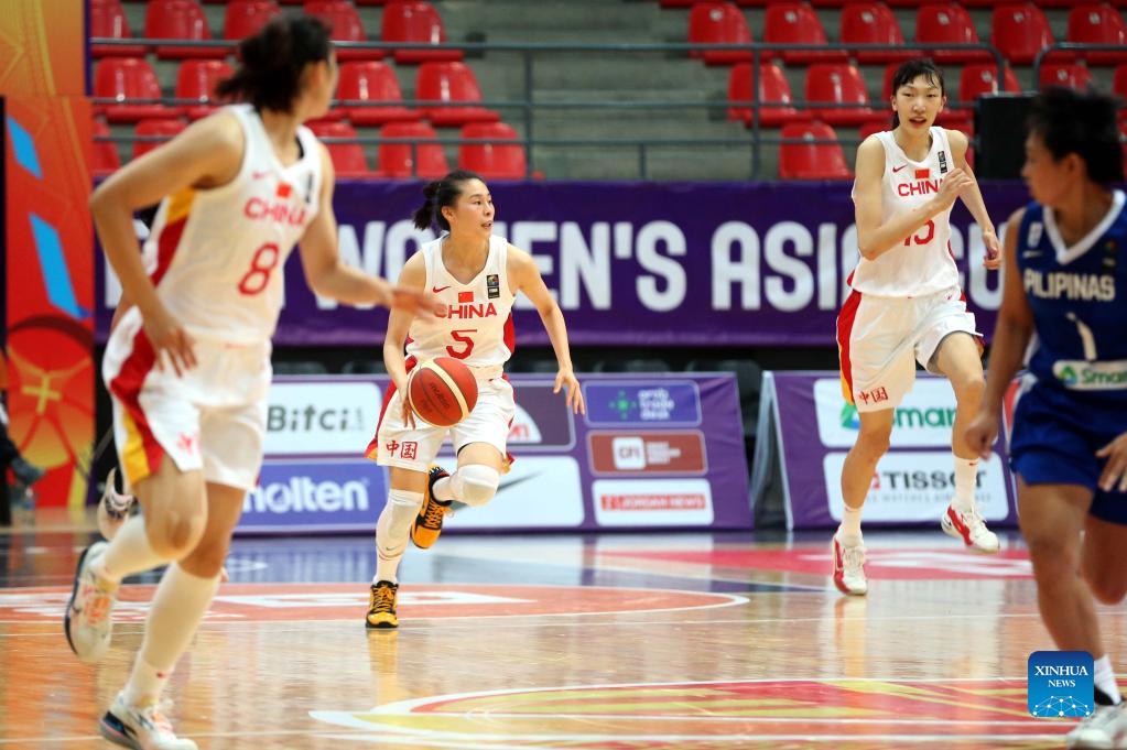 China overwhelms Philippines in FIBA Women's Asia Cup 2021 opener