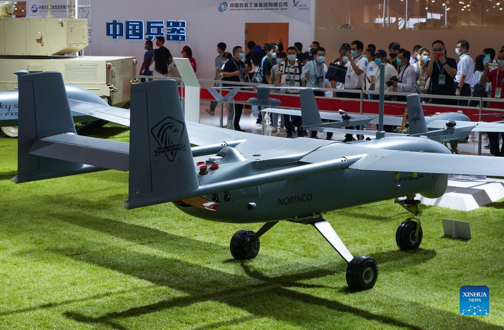 Unmanned devices displayed at Airshow China 2021